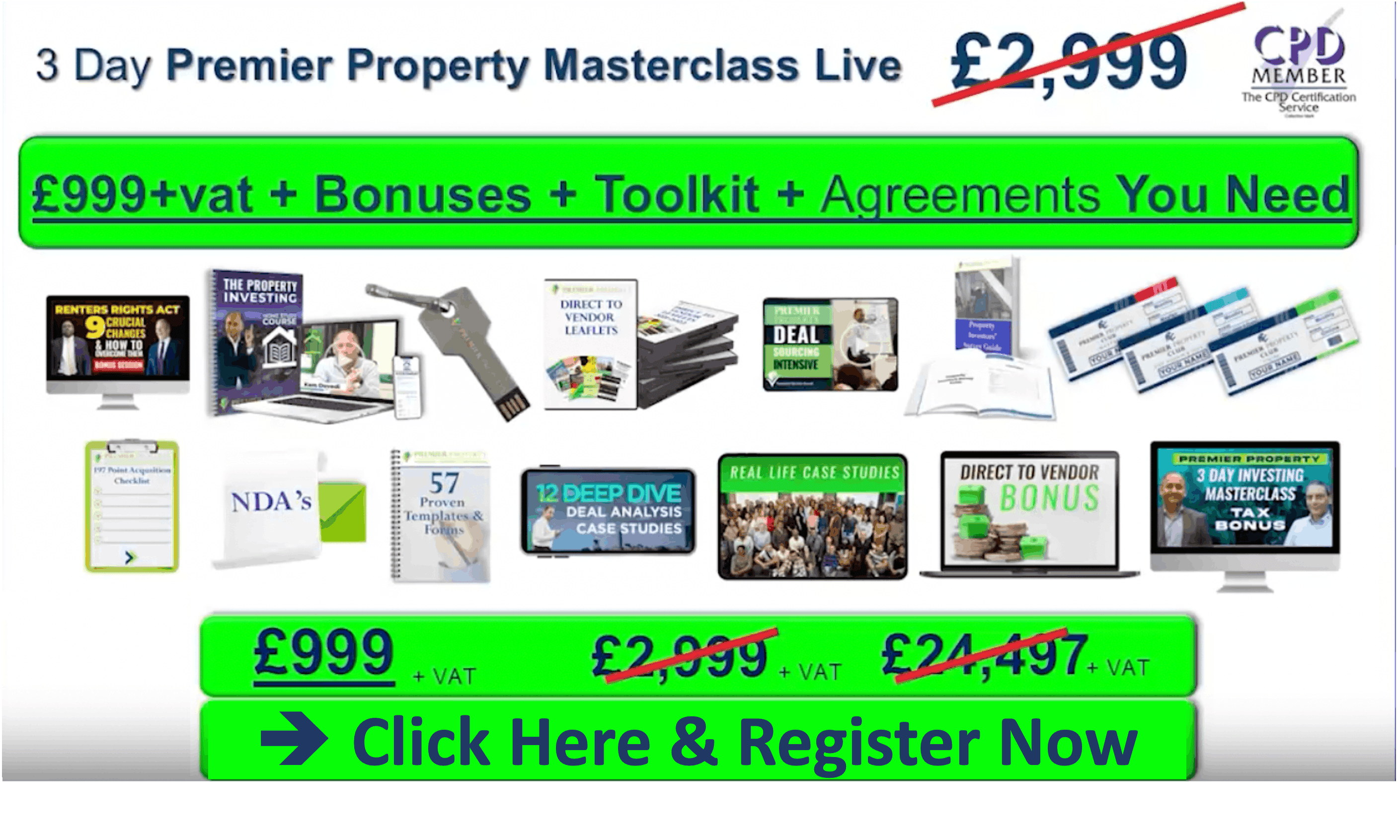 Get it now - Masterclass plus Bonuses